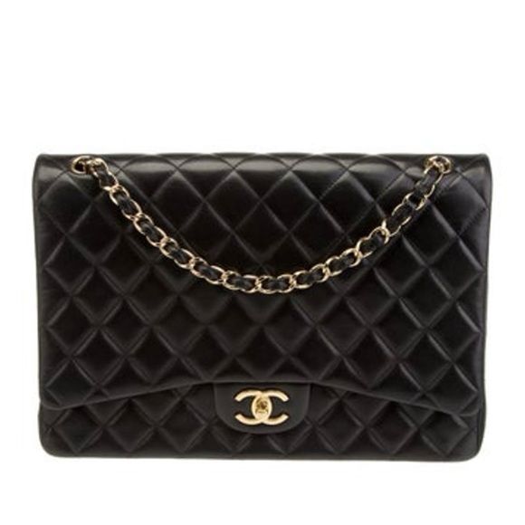 CHANEL Handbags - Authantic CHANEL Chanel Classic Maxi Double Flap Bag